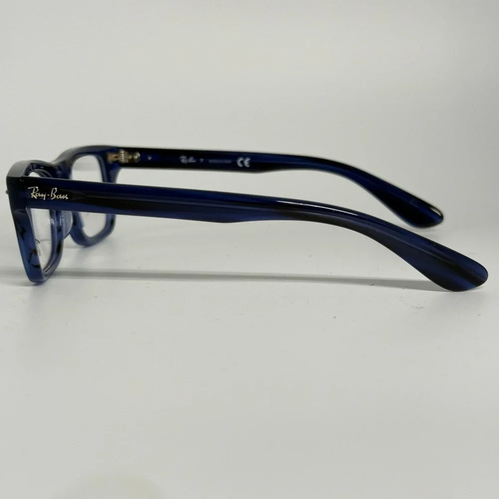 Ray Ban Burbank Jr RB9083V 3848 Blue Striped Eyeglass Frames 43-19 130‎ Kids